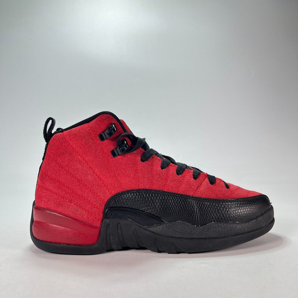 Air Jordan 12 Retro Reverse Flu Game Basketball Shoes 153265-602 Youth Sz 6.5Y